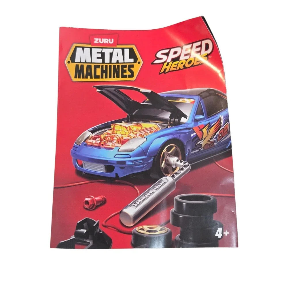 Zuru Metal Machines Speed Heroes Pack Race Car Build Stunt Crash Parts Only